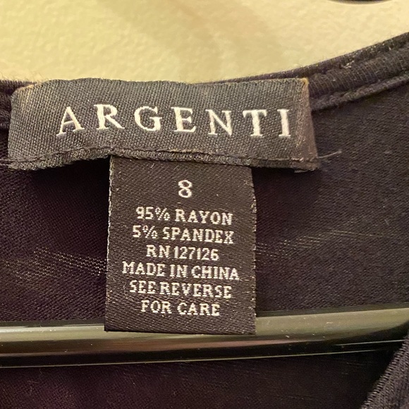 Stretchy blk jersey dress 8 - Picture 6 of 6